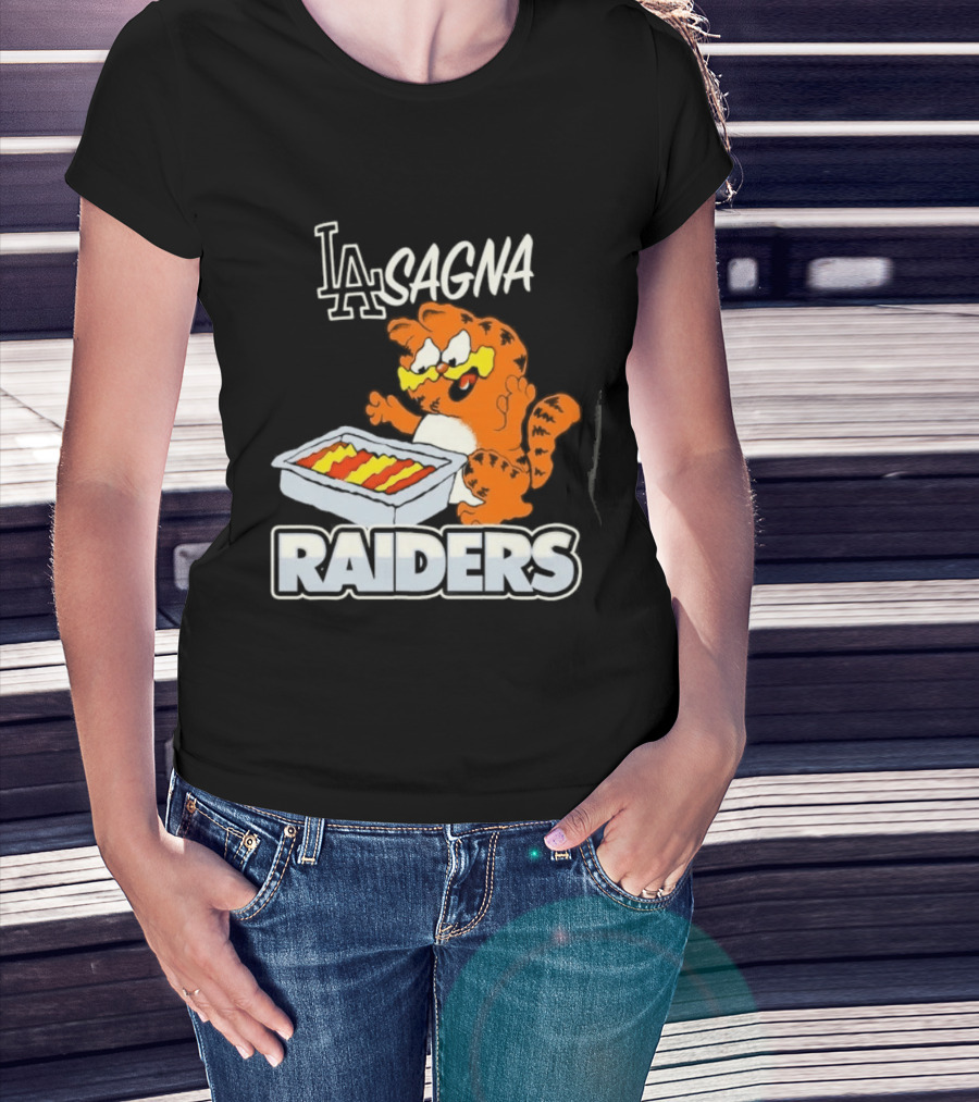 LA Lasagna Cat Raiders T-Shirt