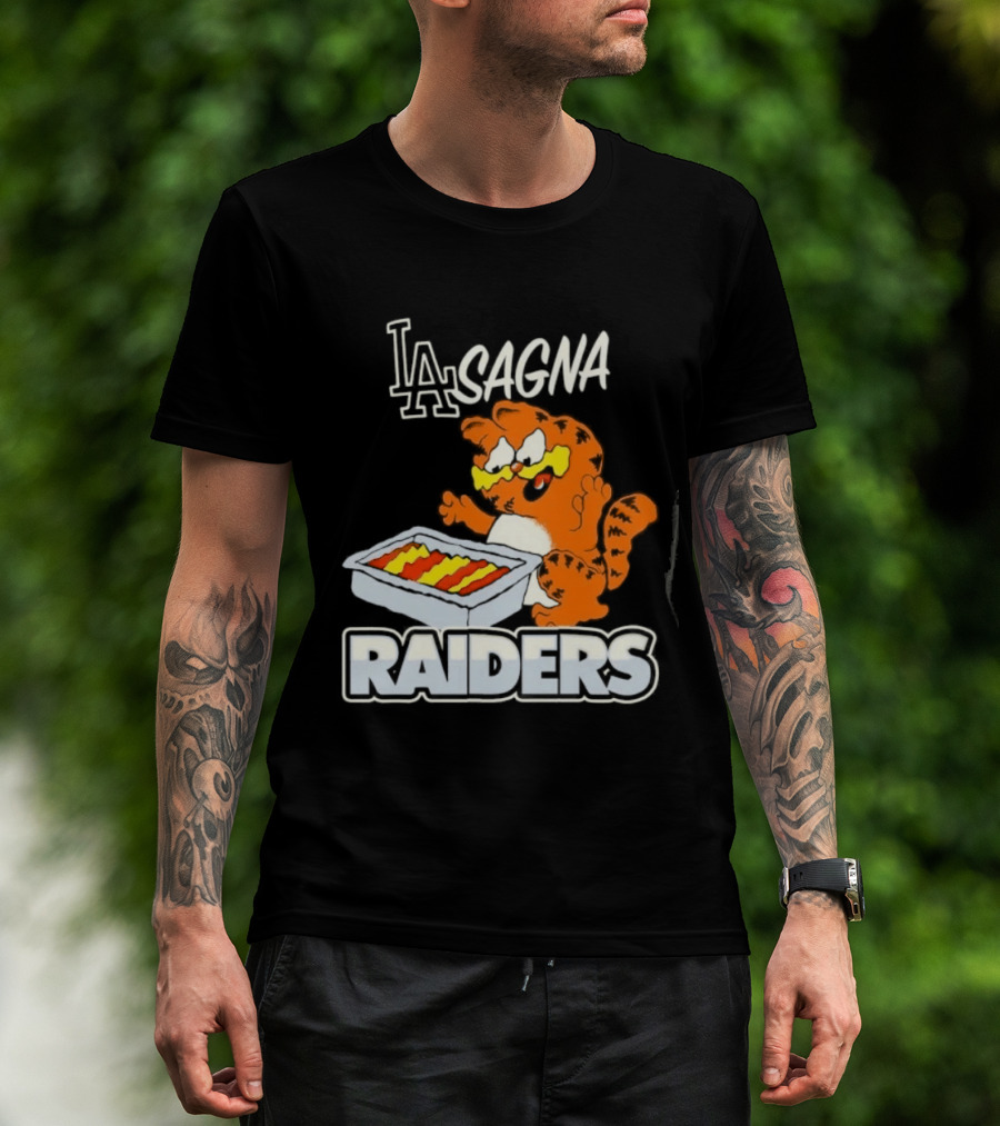 LA Lasagna Cat Raiders T-Shirt