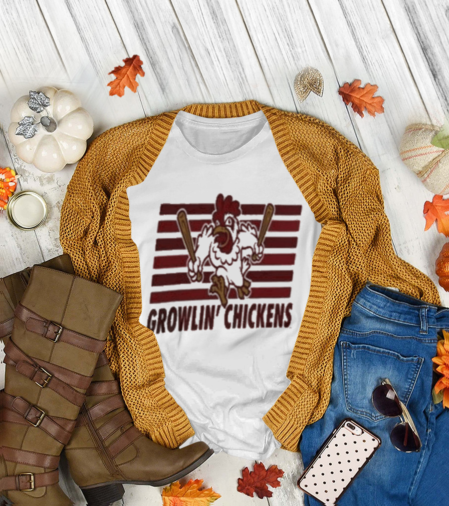 Growlin Chickens Northwest Arkansas Naturals Minor League Baseball MiLB T-Shirt