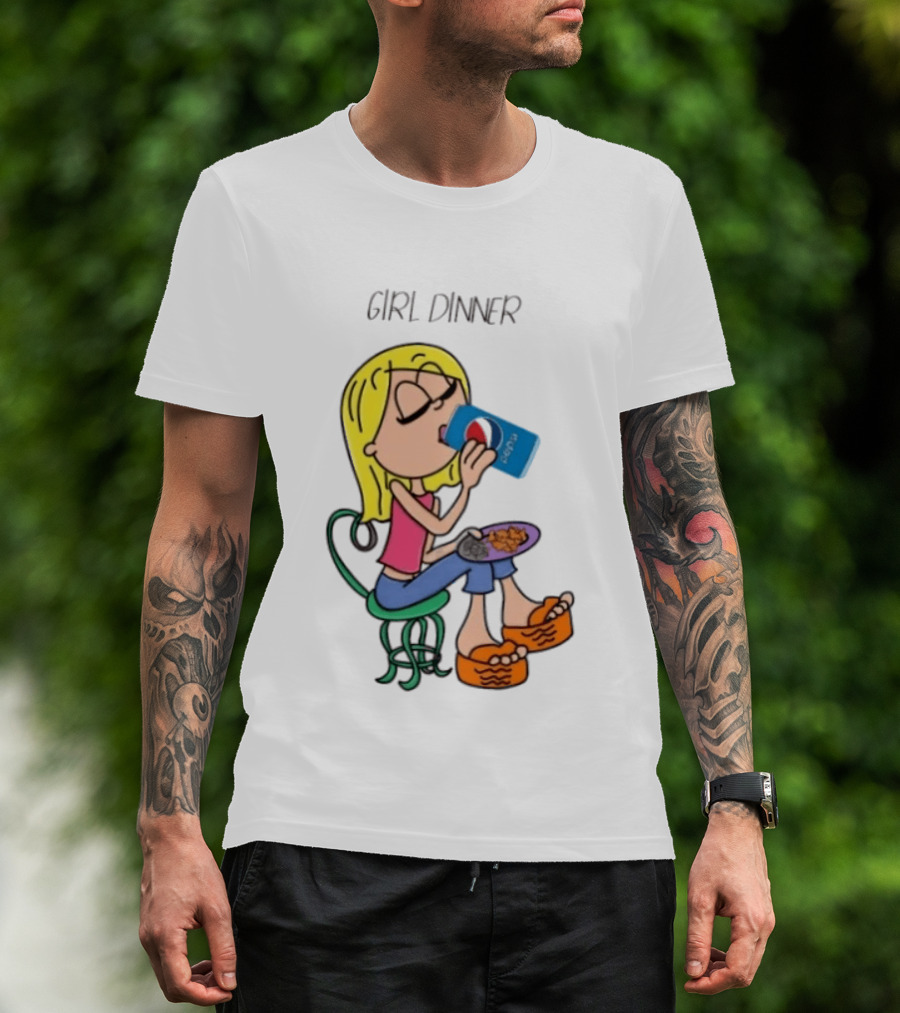 Lizzie McGuire Y2K Girl Dinner Pepsi Retro Fashion T-Shirt