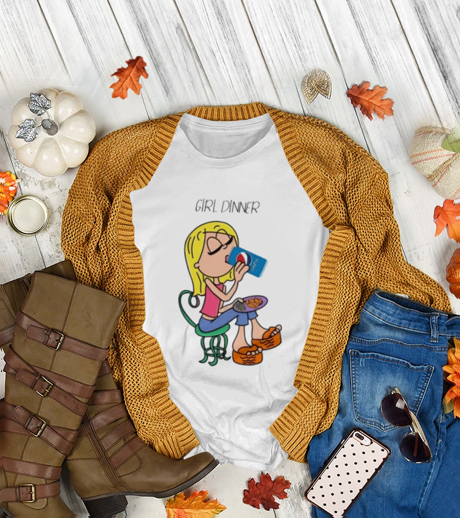 Lizzie McGuire Y2K Girl Dinner Pepsi Retro Fashion T-Shirt