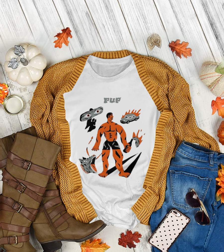 Pup Band Punk Rock Alternative Music Fire Eyed Van And Warrior Scene T-Shirt