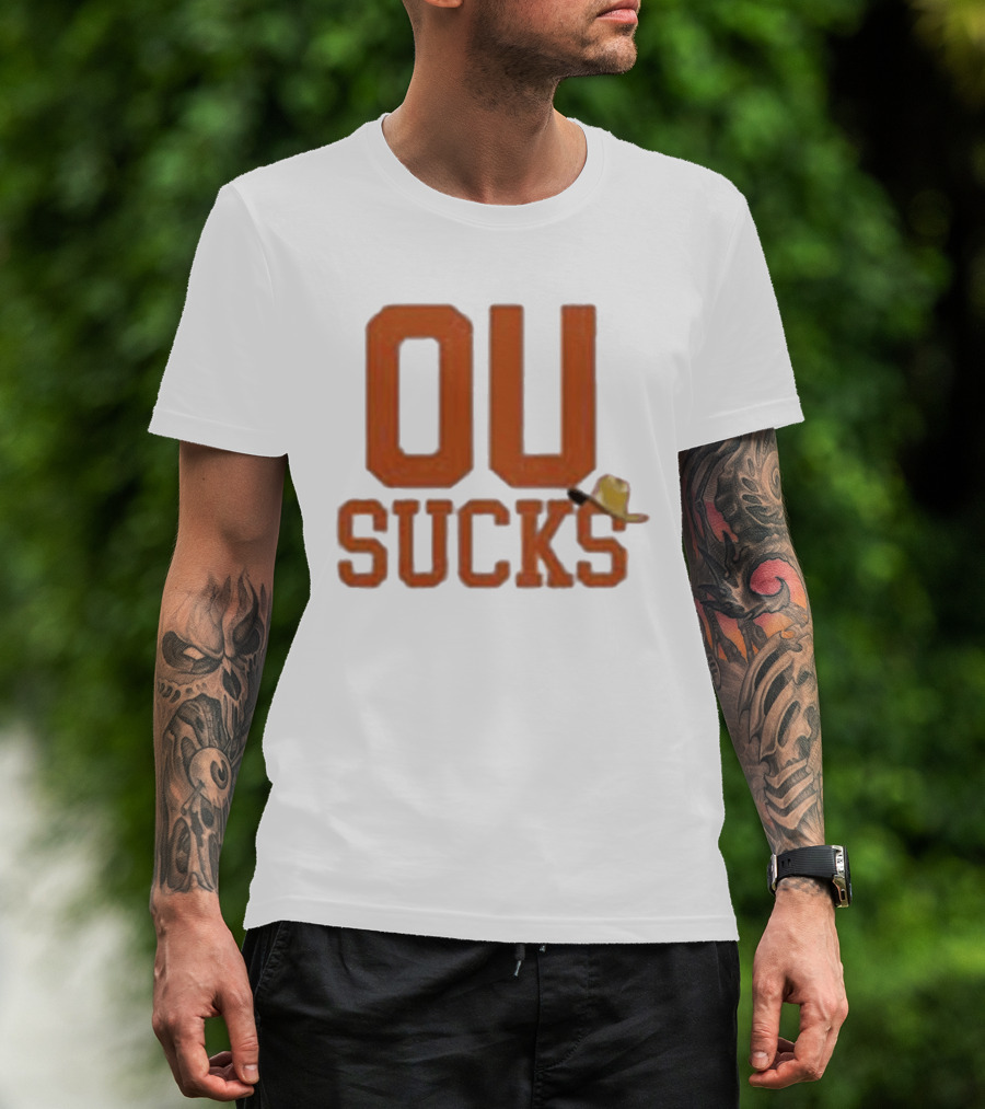 OU Sucks Texas Longhorn Rivalry T-Shirt