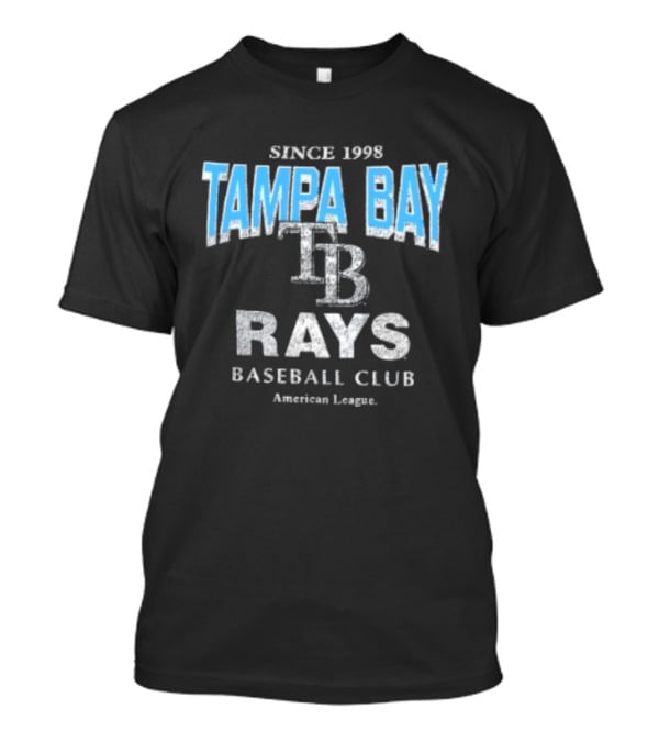 Since 1998 Tampa Bay Rays TB Baseball Club American League T-Shirt