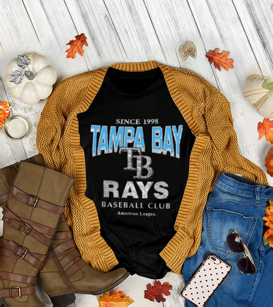 Since 1998 Tampa Bay Rays TB Baseball Club American League T-Shirt