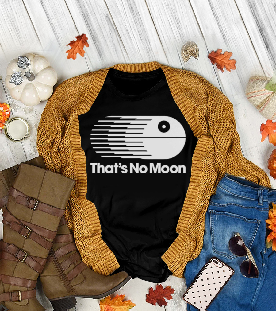 That's No Moon Death Star Space Station Iconic Reference T-Shirt