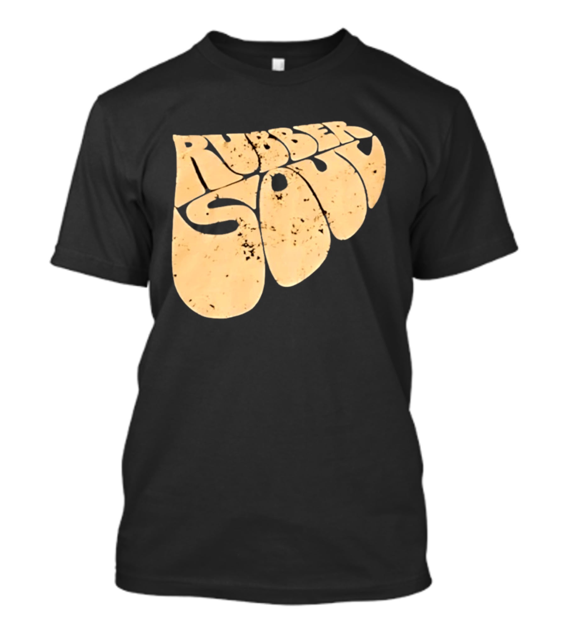 Distressed Rubber Soul Vintage Classic Rock T-Shirt