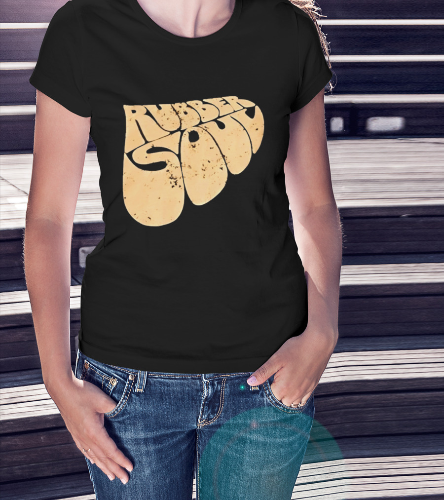 Distressed Rubber Soul Vintage Classic Rock T-Shirt