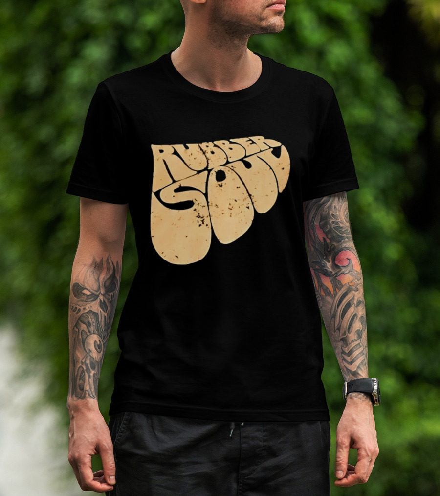 Distressed Rubber Soul Vintage Classic Rock T-Shirt