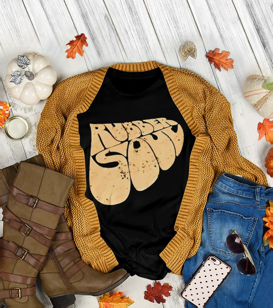 Distressed Rubber Soul Vintage Classic Rock T-Shirt