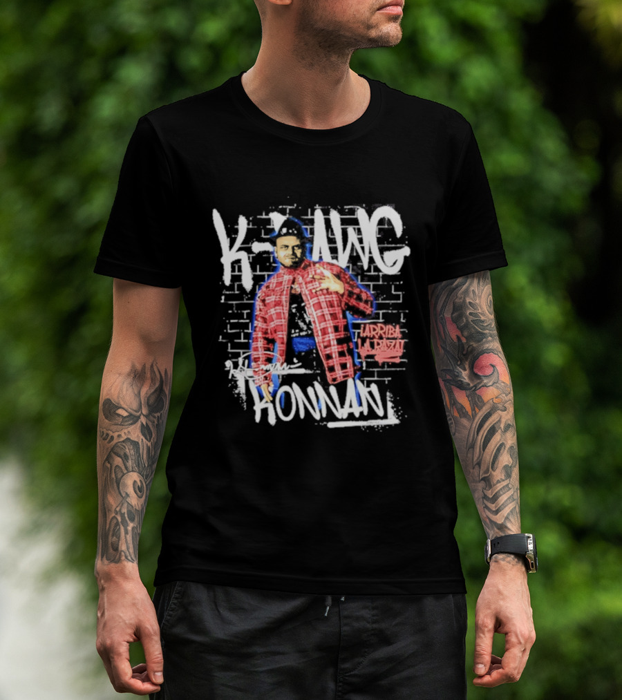 K Dawg Konnan Arriba La Raza Plaid T-Shirt
