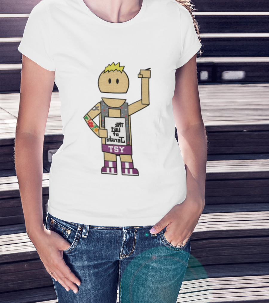 Ant Tail To Odarac Cartoon Tattooed Arm Fist TSY T-Shirt