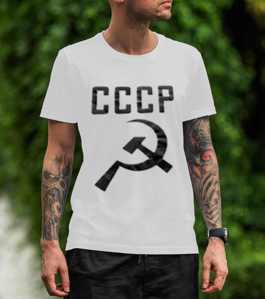 CCCP Black Hammer And Sickle T-Shirt