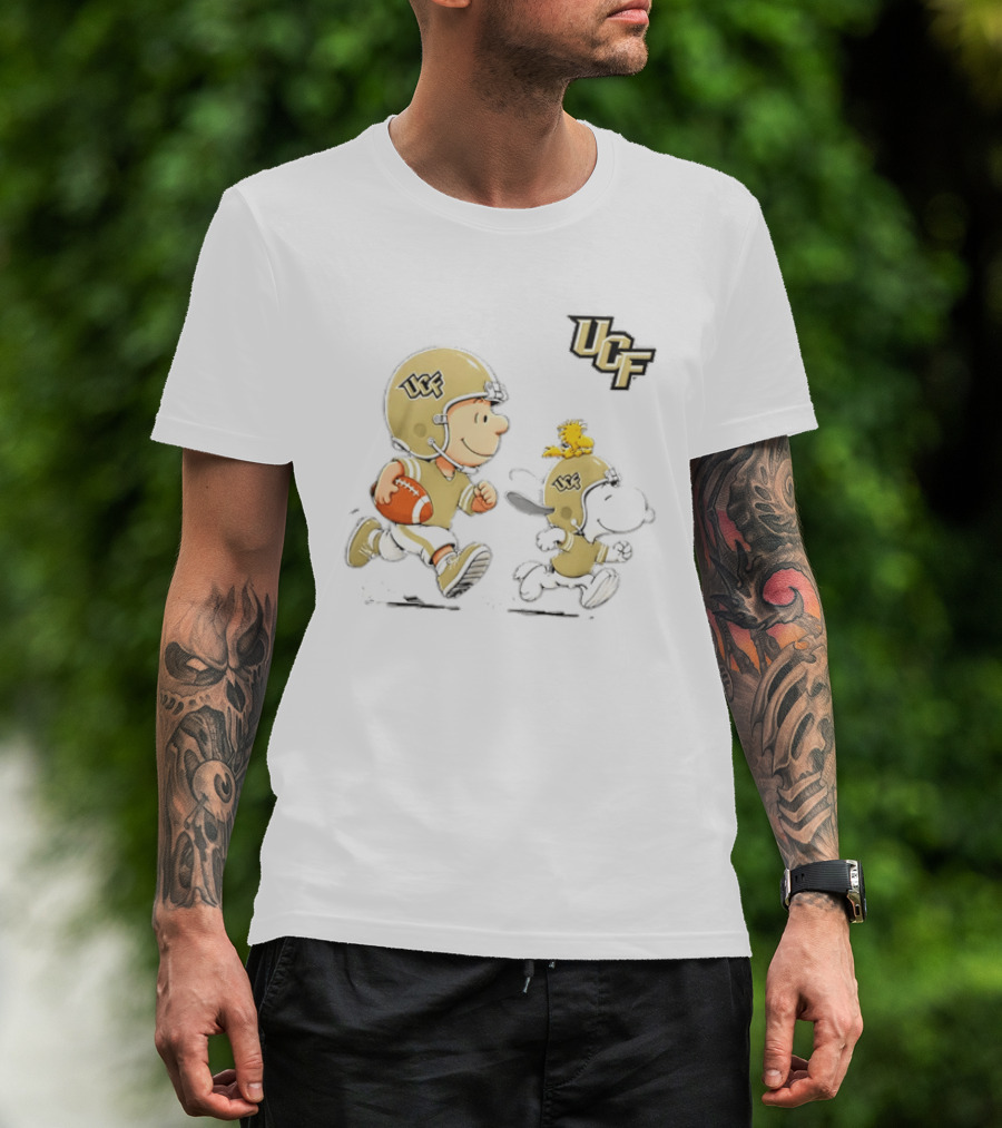 Charlie Brown Snoopy Woodstock UCF Knights Football 2026 T-Shirt