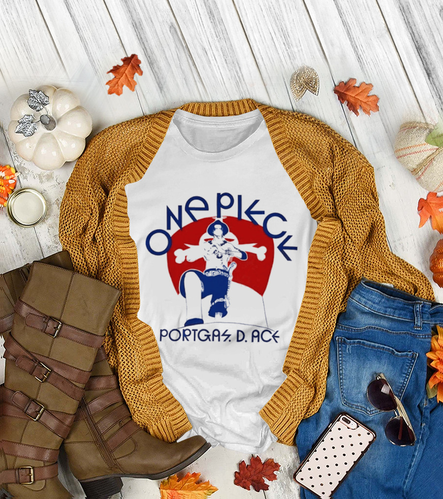 One Piece Portgas D Ace Manga Anime T-Shirt