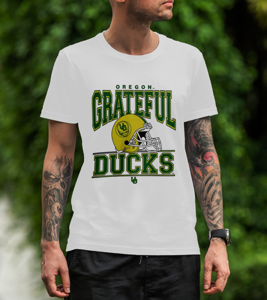 Oregon Grateful Ducks Helmet T-Shirt