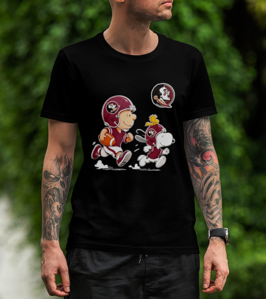 Charlie Brown Snoopy Woodstock Florida State Seminoles Football 2026 T-Shirt