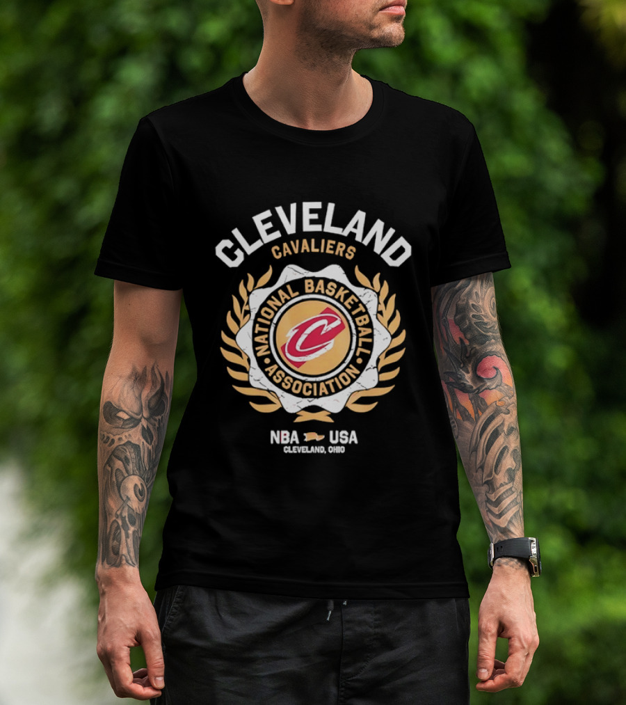 Cleveland Cavaliers National Basketball Association NBA USA Distressed T-Shirt