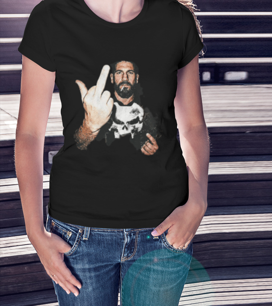 Jon Bernthal Punisher Middle Finger Iconic Gesture T-Shirt