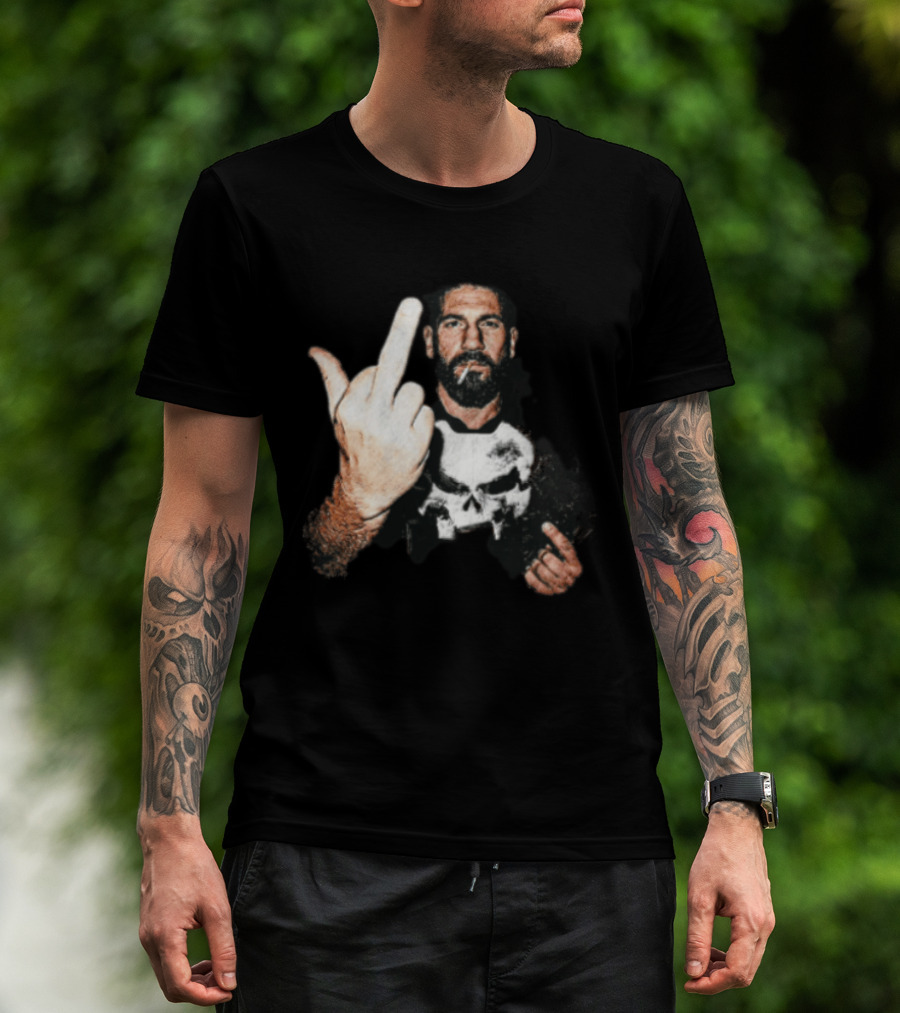 Jon Bernthal Punisher Middle Finger Iconic Gesture T-Shirt