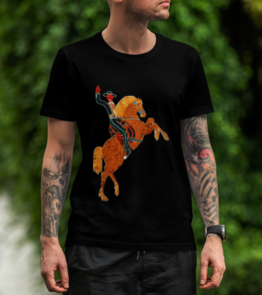 Las Vegas Cowboy Neon Sign T-Shirt