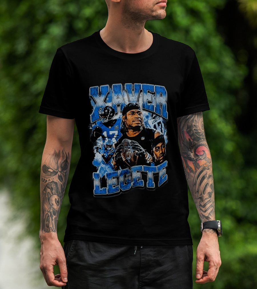 Xavier Legette Carolina Football Sports Tribute With Mac T-Shirt