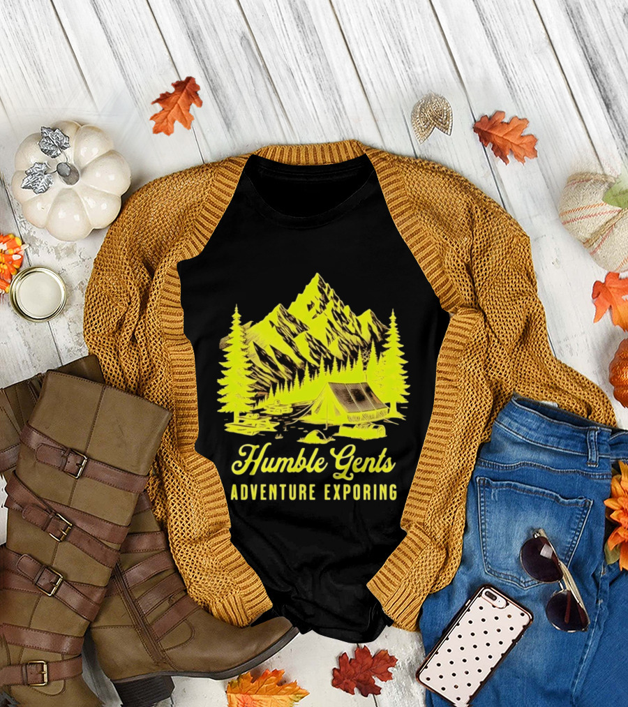 Humble Gents Adventure Exploring Mountain Camping T-Shirt