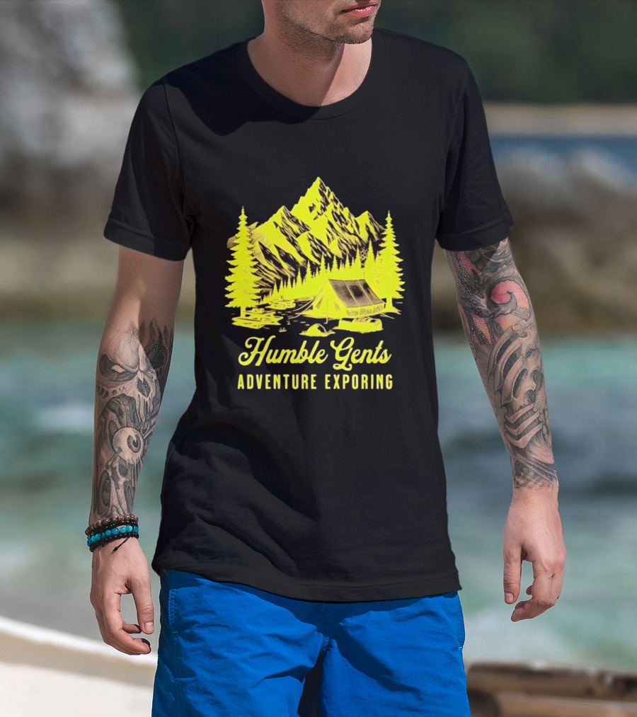 Humble Gents Adventure Exploring Mountain Camping T-Shirt