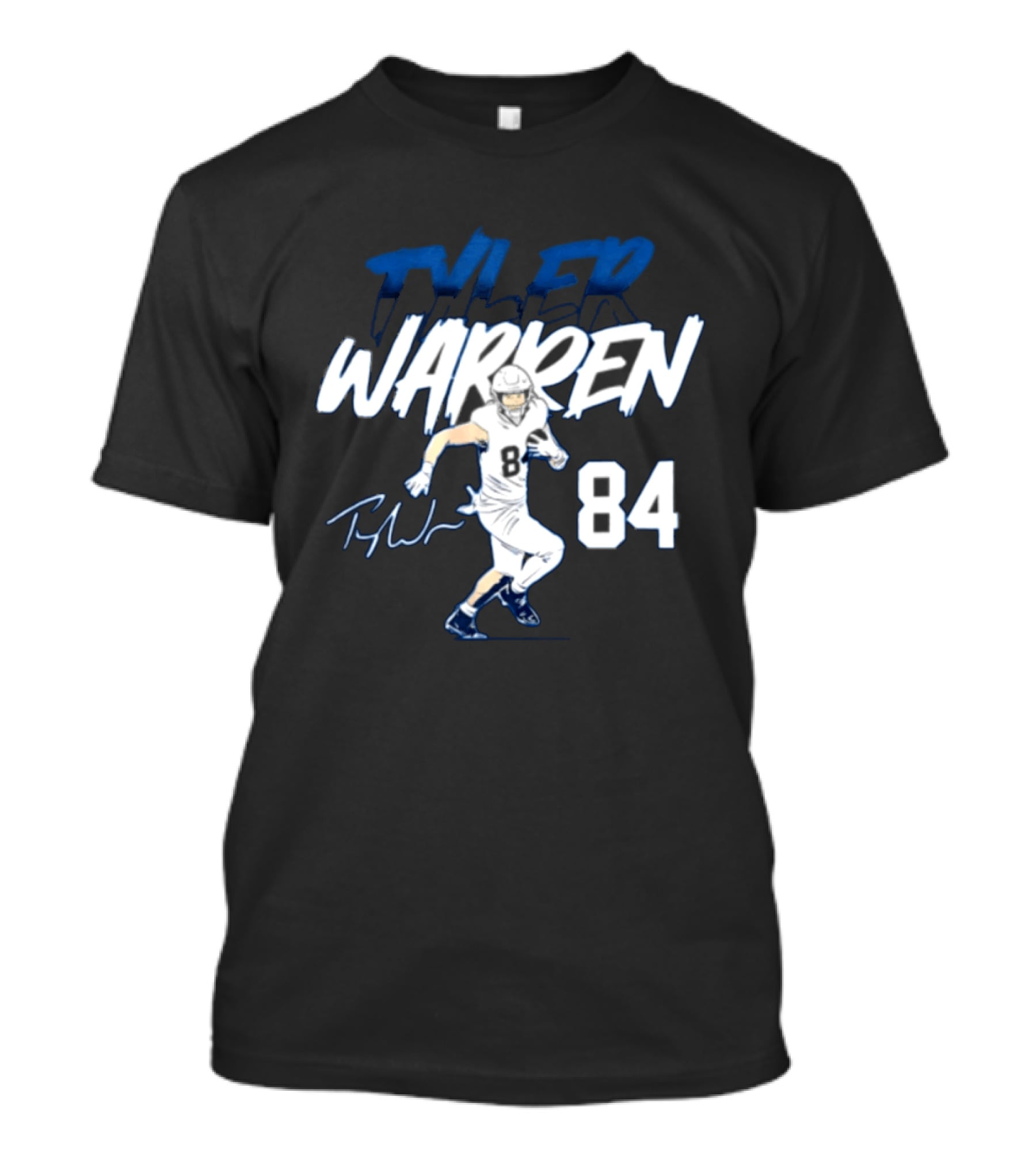 Tyler Warren Penn State 84 Football Player Signature T-Shirt