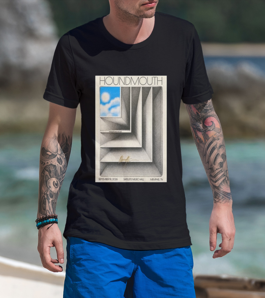 Houndmouth September 19 2026 Satellite Music Hall Memphis TN Tour T-Shirt