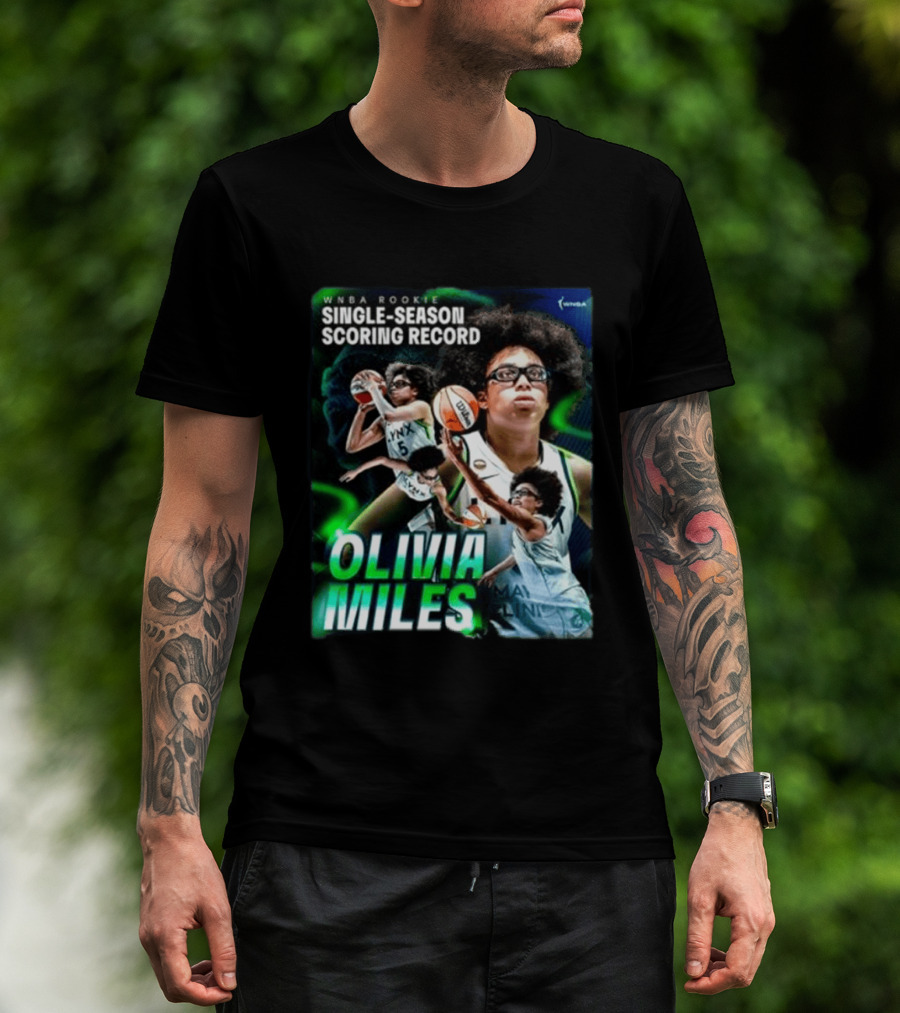 WNBA Rookie Single Season Scoring Record Olivia Miles T-Shirt