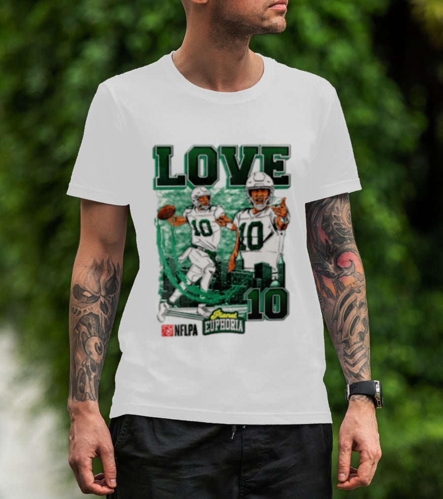 Jordan Love 10 NFLPA Euphoria Player Edition T-Shirt