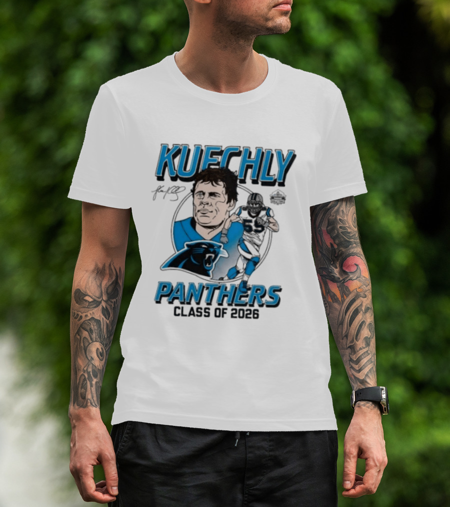 Kuechly Panthers Class Of 2026 Hall Of Fame T-Shirt