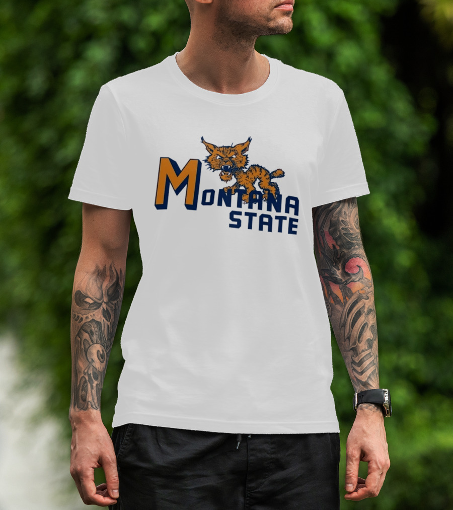 Montana State Bobcats Vintage NCAA Sports T-Shirt