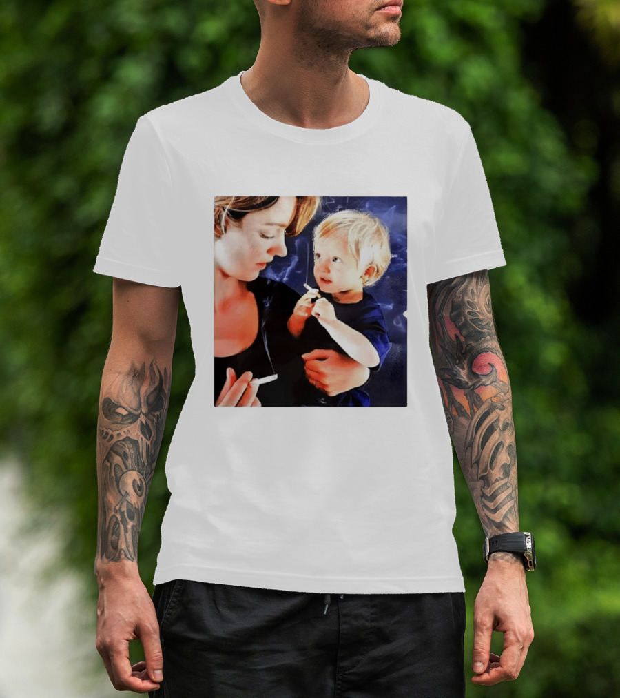 When You Light Up So Does He Anti Smoking Awareness T-Shirt
