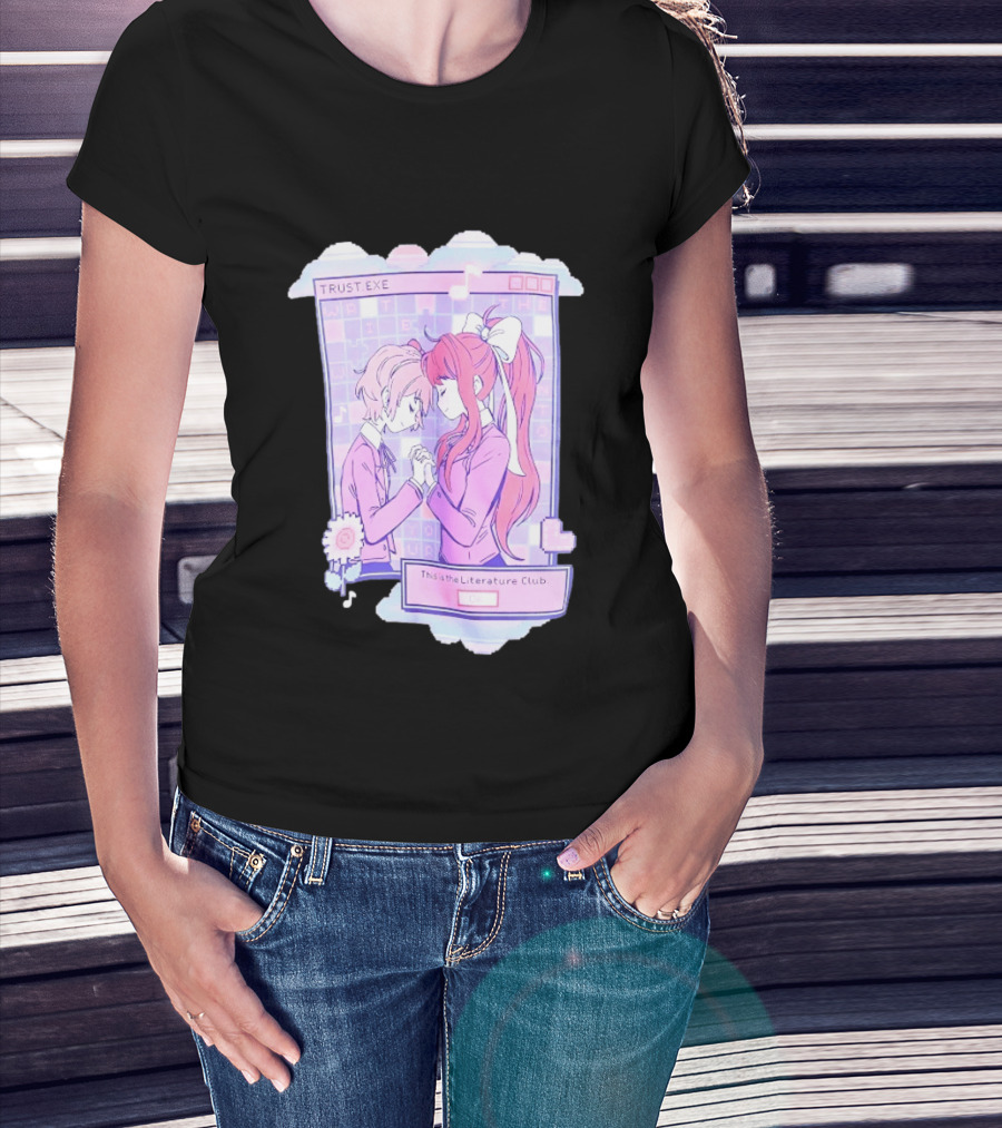 Doki Doki Literature Club Trustexe Monika Sayori This Is The Literature Club T-Shirt