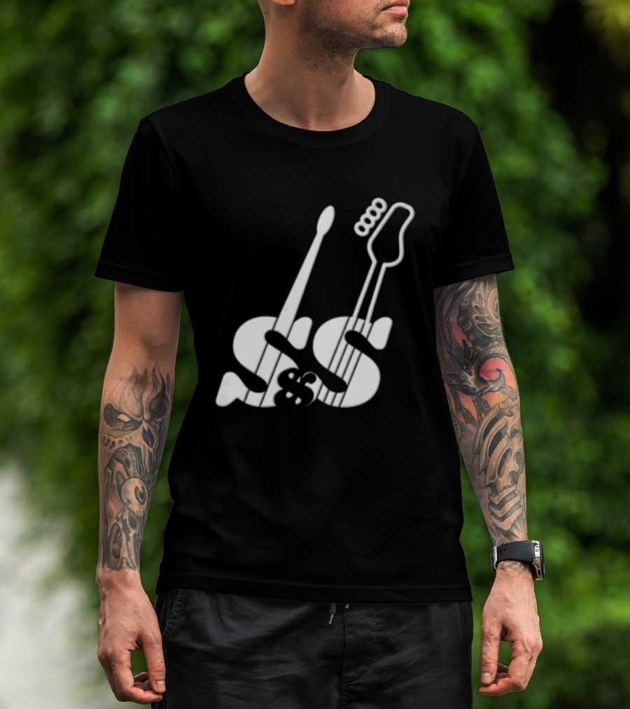 Guitars Forming Letter S T-Shirt
