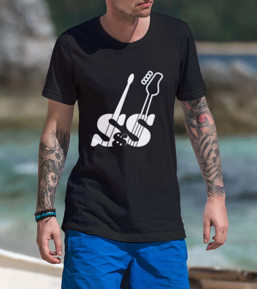 Guitars Forming Letter S T-Shirt