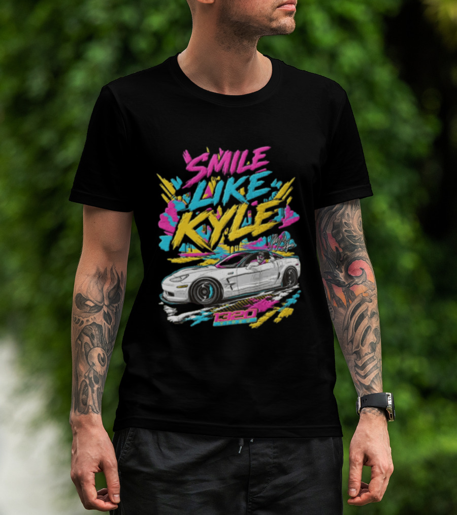 Smile Like Kyle 1320 Video Sports Car Driver Thumbs Up T-Shirt