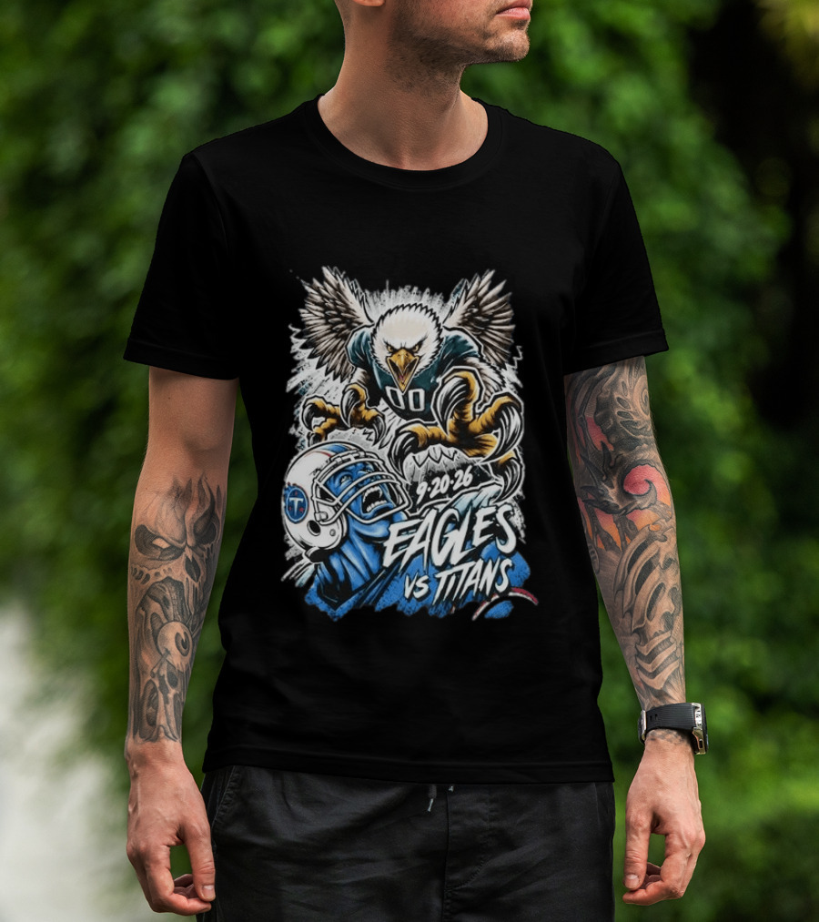 9 20 26 Eagles Vs Titans Game Day Exclusive T-Shirt