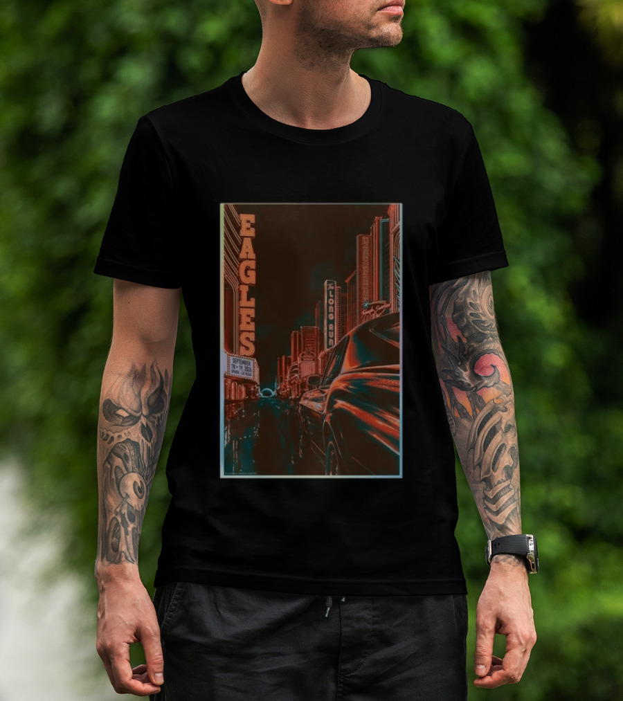 Eagles Las Vegas Sphere Concert September 19 2026 Nevada The Long Run T-Shirt