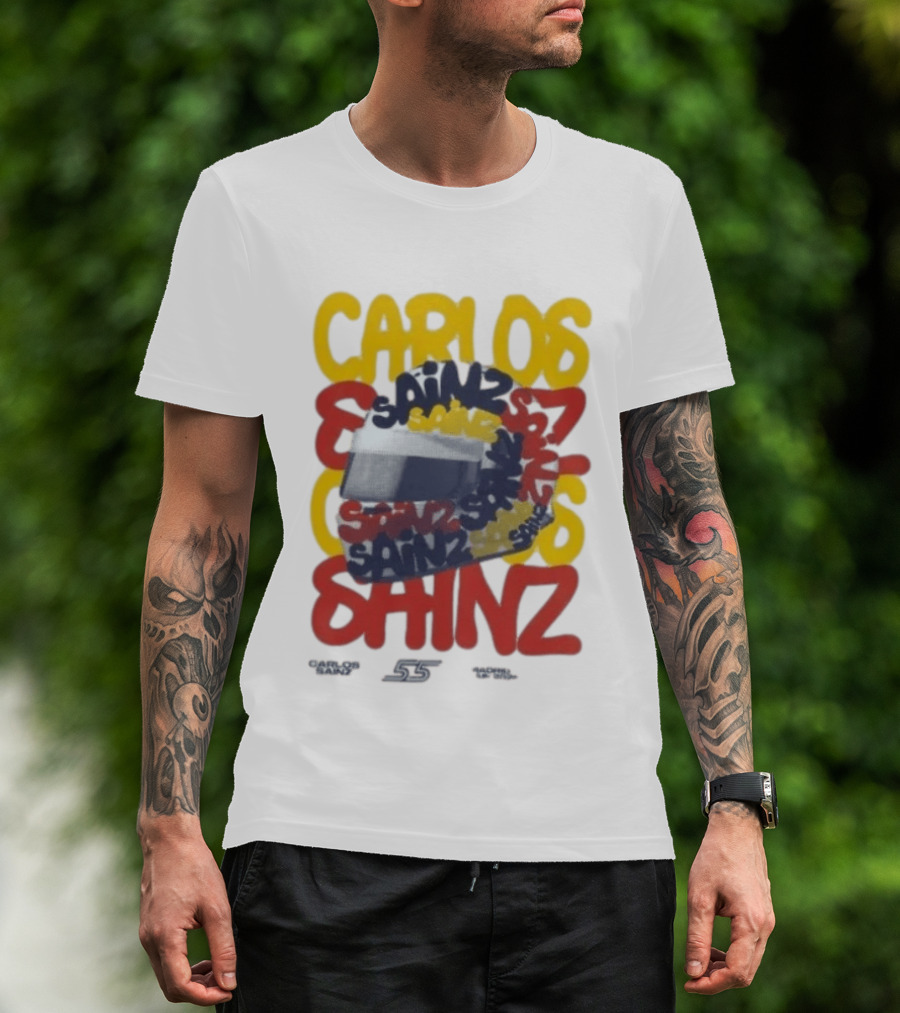 Carlos Sainz Madrid F1 Team Race Special 26 Atlassian Williams T-Shirt