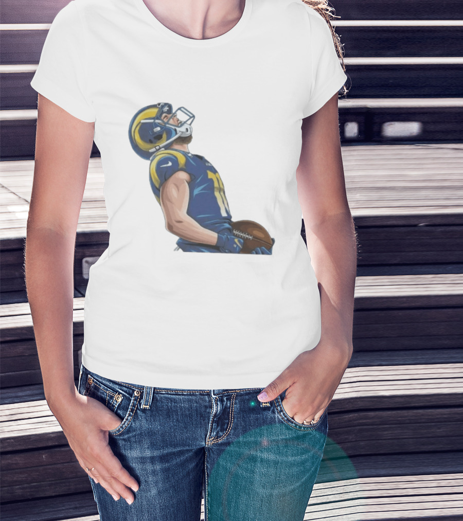 Cooper Kupp Los Angeles Rams No 10 Football Player Celebration T-Shirt