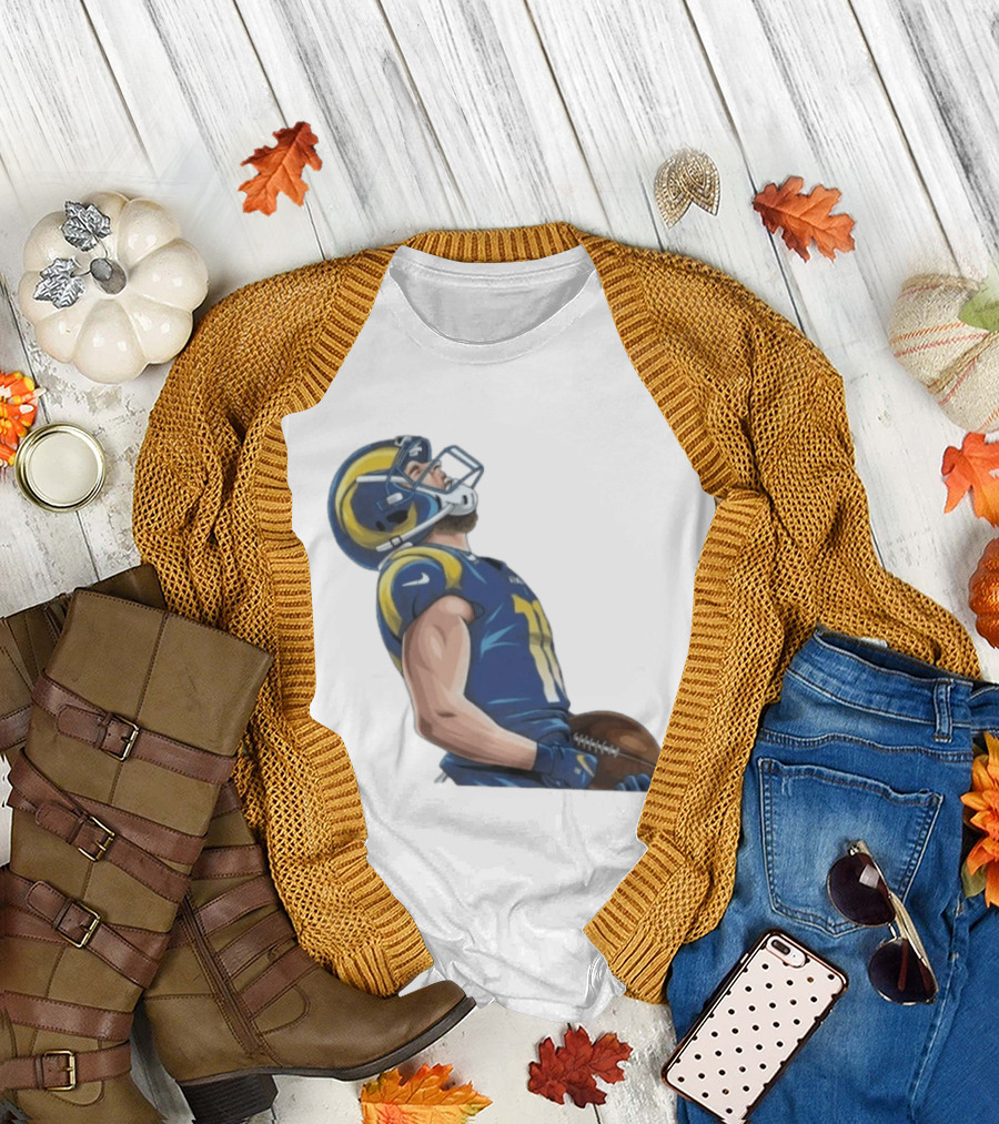 Cooper Kupp Los Angeles Rams No 10 Football Player Celebration T-Shirt