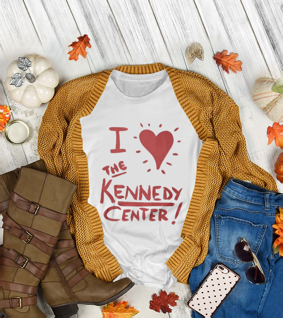 I Love The Kennedy Center Bold Red Heart T-Shirt