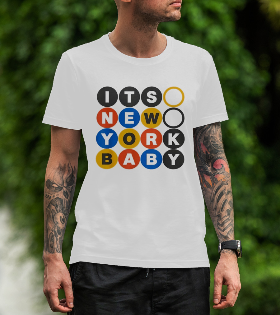 New York Baby Subway NYC Big Apple T-Shirt