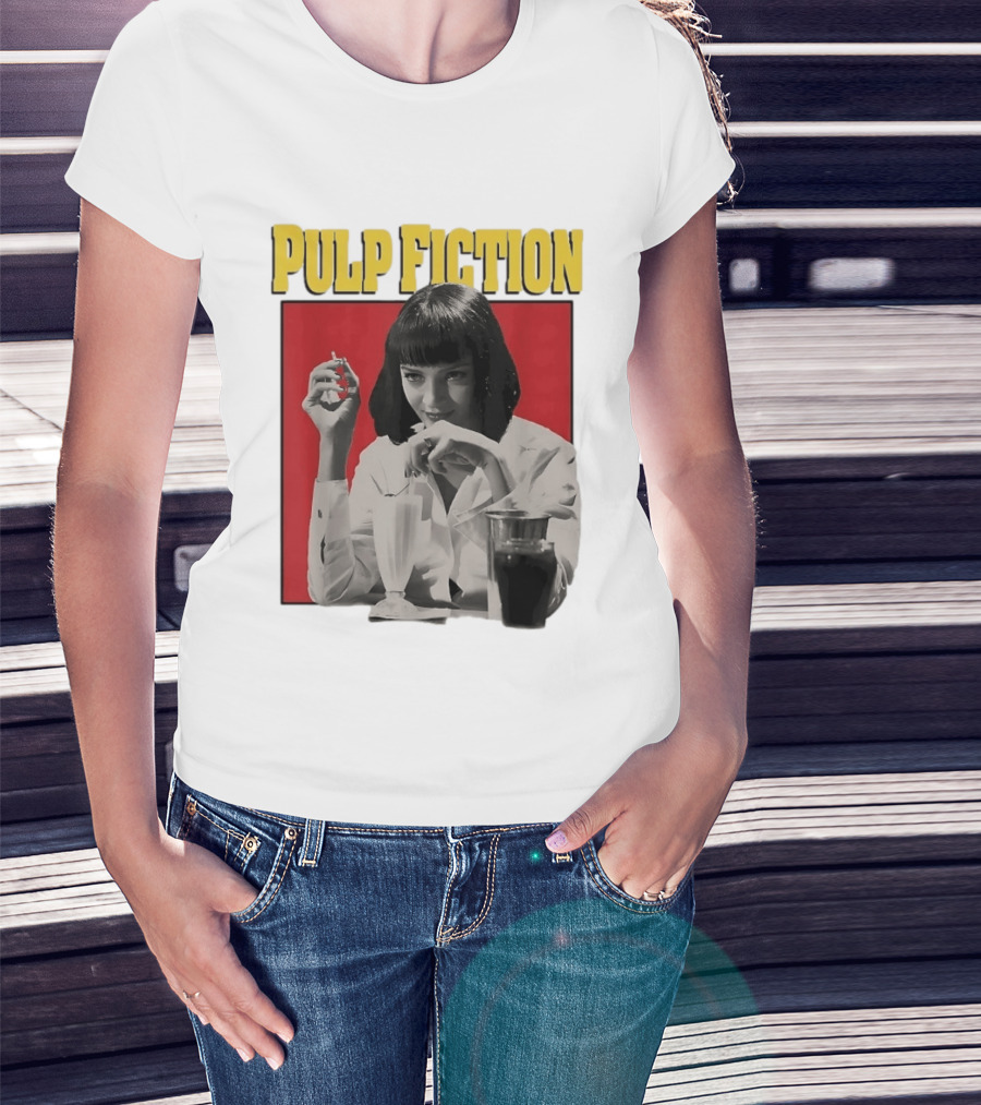Pulp Fiction Mia Wallace Uma Thurman Quentin Tarantino T-Shirt