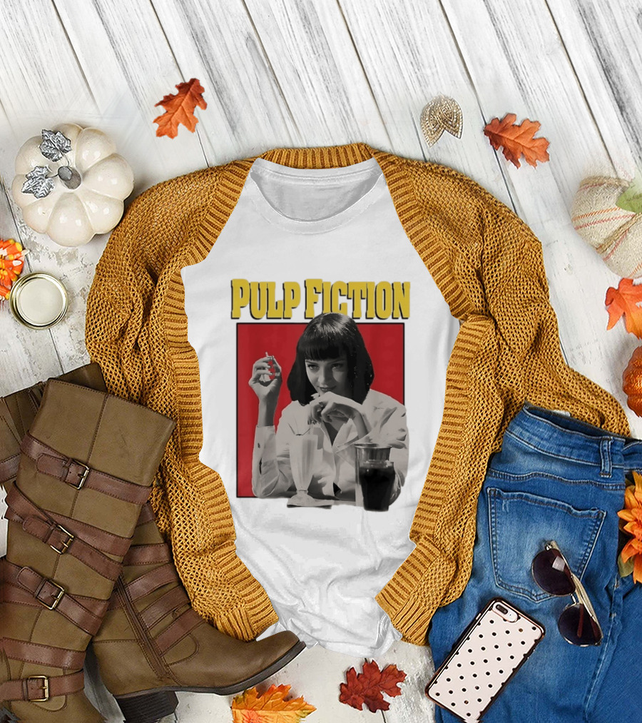 Pulp Fiction Mia Wallace Uma Thurman Quentin Tarantino T-Shirt