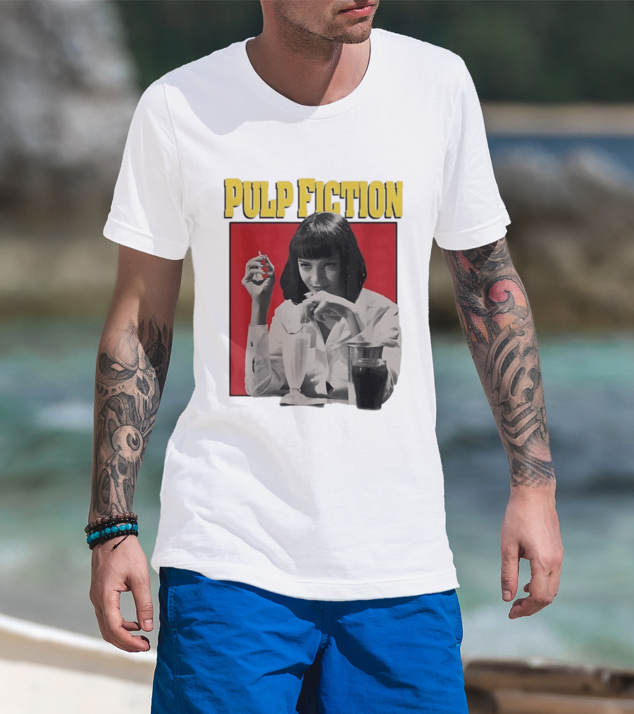 Pulp Fiction Mia Wallace Uma Thurman Quentin Tarantino T-Shirt