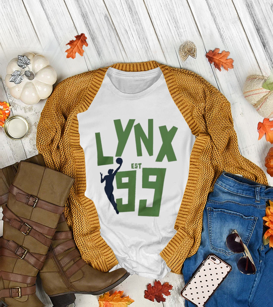 Playa Society Minnesota Lynx Est 99 Basketball Jumper T-Shirt